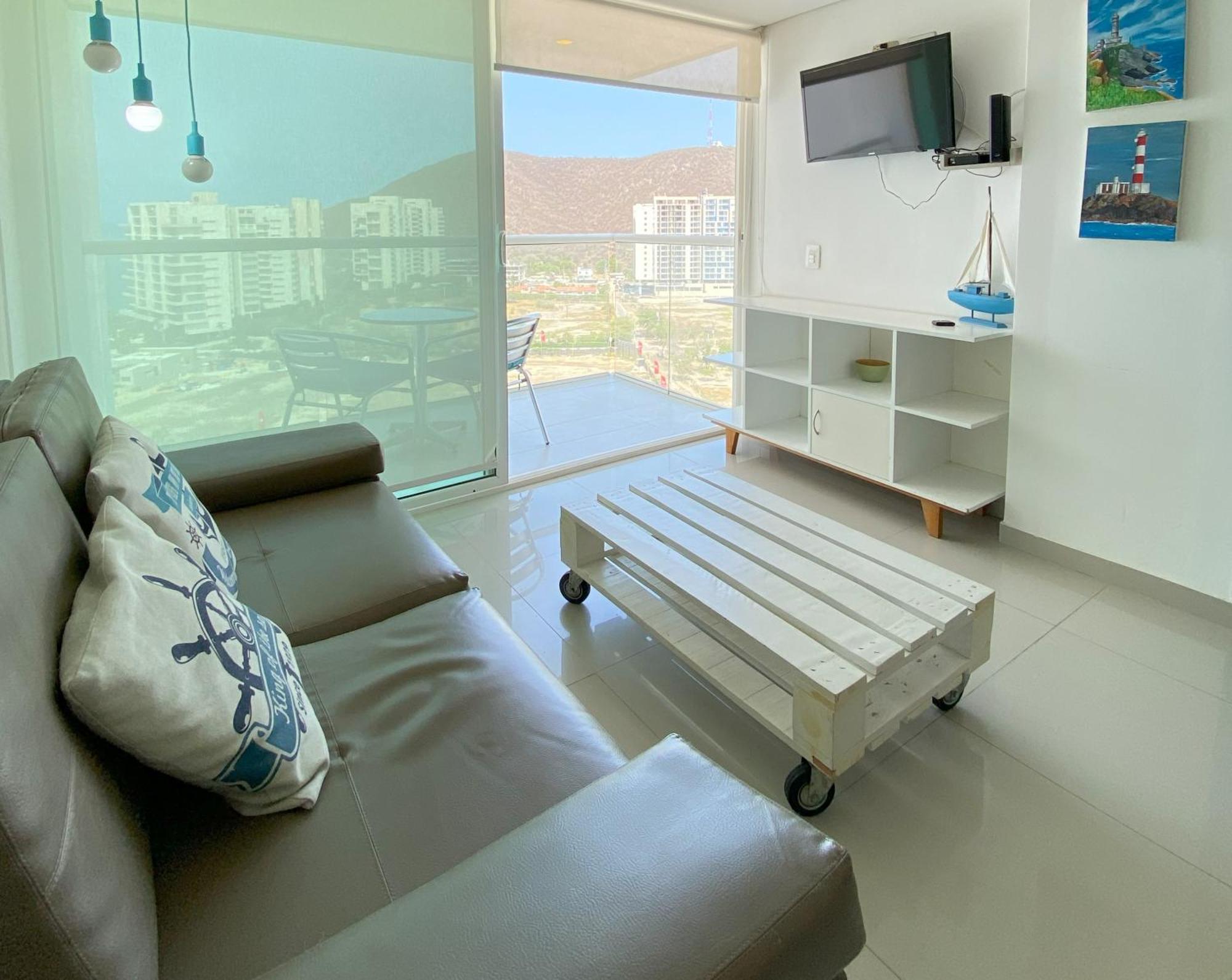 Edificio Areia En Pozos Colorados, Apto 2 Habitaciones 2 Banos Santa Marta  Exterior photo